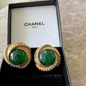 Chanel Gripoix Earrings